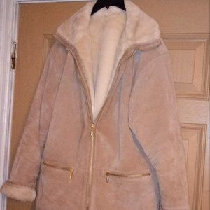 Genuine Leather Lady Coat